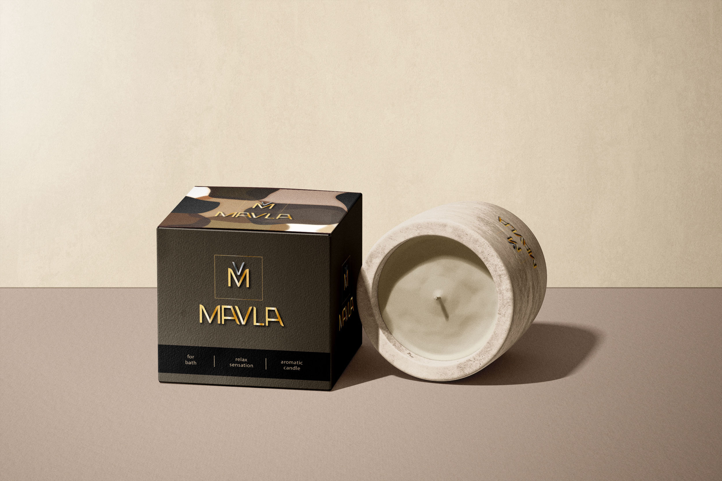 Anna Bassas Portfolio Mavla Brand Candle Packaging